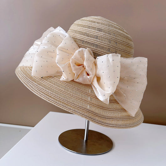 Sombrero de Paja Ligero con Protección Solar Transpirable para Mujer - Image 5