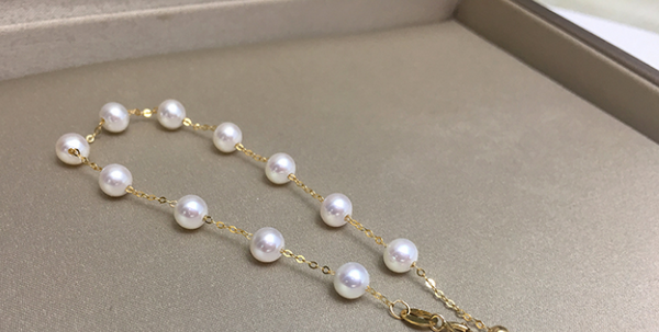 Pulsera Estrellada Perla Marina