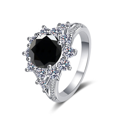Anillo de Plata 925 con Moissanita de 3 Quilates - Lujo Asequible para Mujer - Image 13