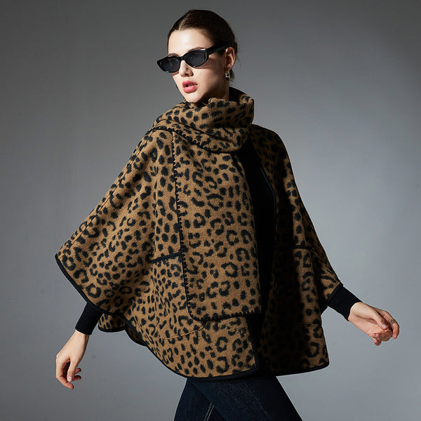 Pashmina Estampado Leopardo Versátil 2 en 1