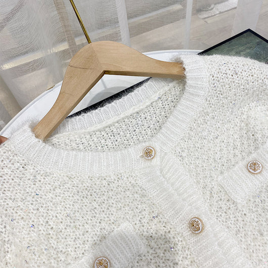 Cardigan Tejido Mujer Cuello V Corto - Perfecto para Primavera y Otoño - Image 7