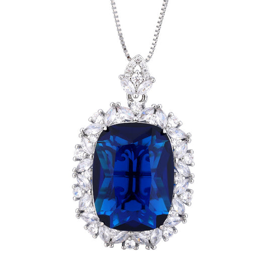 Traje Elegante para Mujer con Espinela Azul Simulada - Image 9