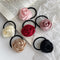 Banda Elástica para Cabello con Diseño Floral Rosa