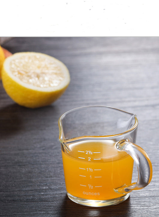 Taza Medidora de Vidrio Doble Boca con Escala para Leche - Image 8