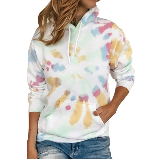Sudadera con Capucha Tie Dye Multicolor - Casual y Cómoda - Image 3