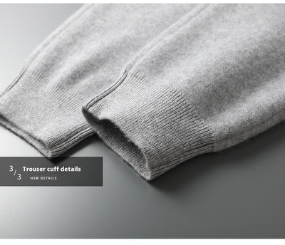 Conjunto de Sudadera con Capucha y Pantalón Tejido de Color Liso para Hombre - Image 17