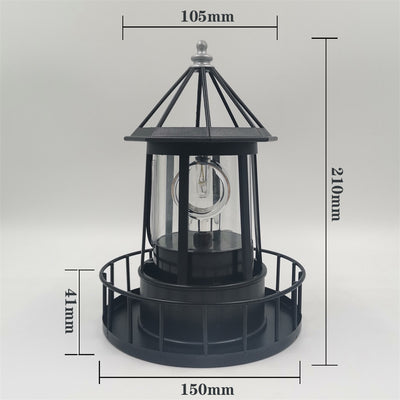 Faro Solar Giratorio Grande con LED para Jardín - Image 3