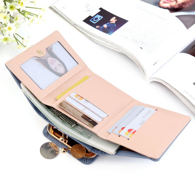 Billetera Compacta para Mujer - Cartera Vertical Minimalista Tridoble - Image 9