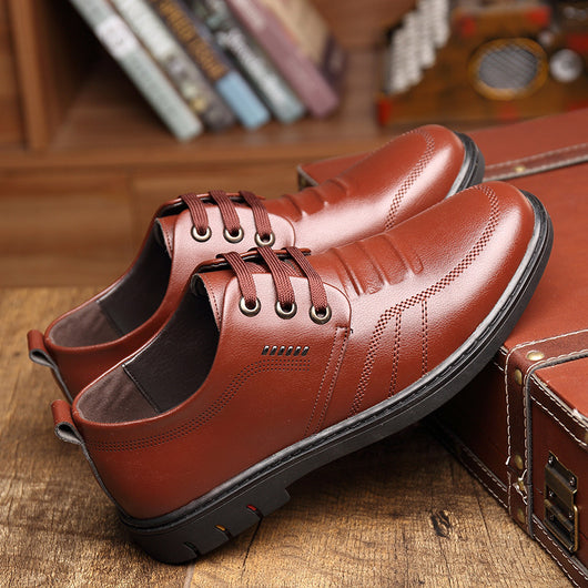 Zapatos de Cuero Ejecutivos con Plantilla Elevadora de Altura - Image 2