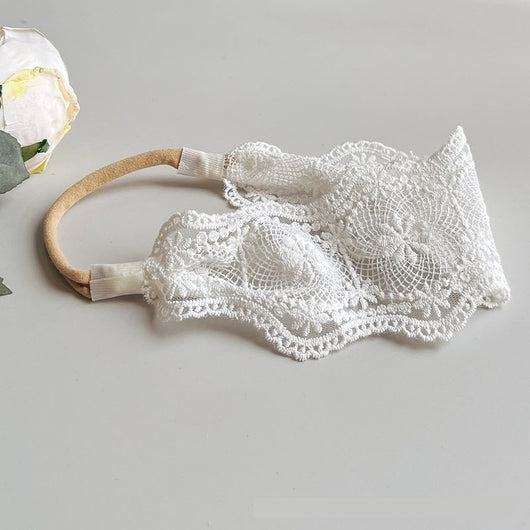Diadema Elástica de Encaje para Niñas - Image 9