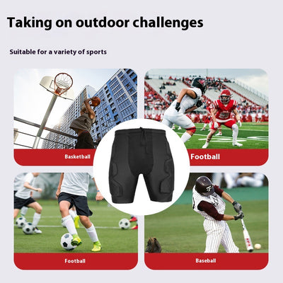 Pantalones Cortos Deportivos con Protección de Colisión para Hombre - Image 3