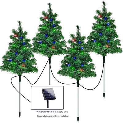 Árbol de Navidad Solar para Exterior - Lámpara Decorativa de Patio - Image 5