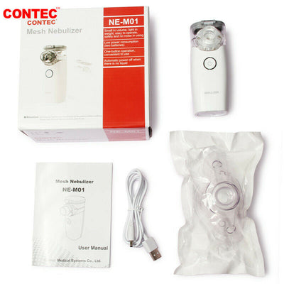 Nebulizador Portátil CONTEC NE-M01L - Malla Ultrasónica Recargable - Image 2