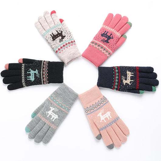 Guantes de Lana Cálidos con Pantalla Táctil - Color Ante - Image 8