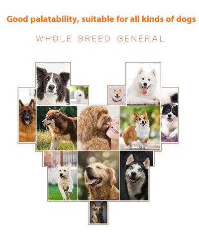 Three varieties of dog treats: dried beef cubes, seaweed beef dices, and chicken cubes, for training and rewards. - Image 12