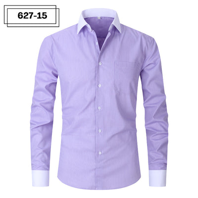 Camisa Rayada de Verano para Hombre Talla Grande - Image 21