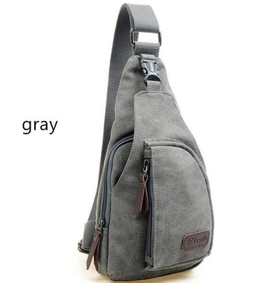 Mochila Deportiva Multifunción para Hombre - Bolsa Canvas con Bandolera Ajustable - Image 9