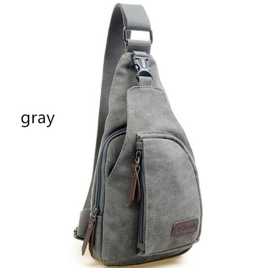 Mochila Deportiva Multifunción para Hombre - Bolsa Canvas con Bandolera Ajustable - Image 9