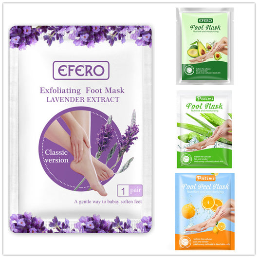 Mascarilla Exfoliante para Pies con Lavanda y Rosa - Elimina Callos y Piel Muerta - Image 4