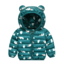 Abrigo Ligero de Algodón para Niños con Capucha Acolchada - Image 2