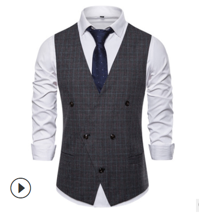 Chaleco Cuadros Slim Fit para Hombre - Estilo Casual Moderno