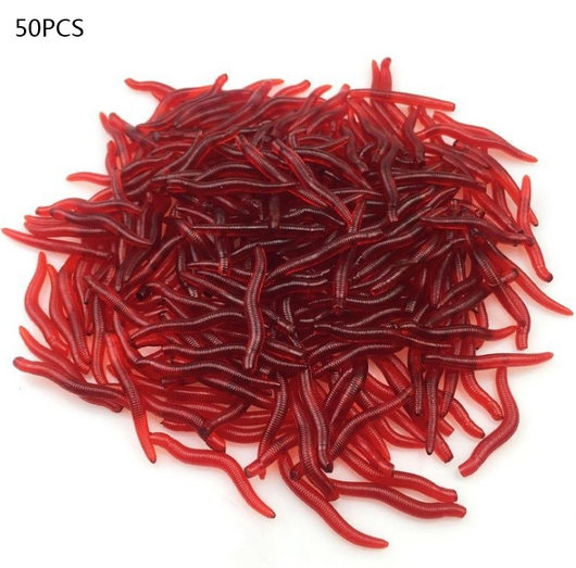 Carnada Biónica Roja con Gusano Artificial - Image 12