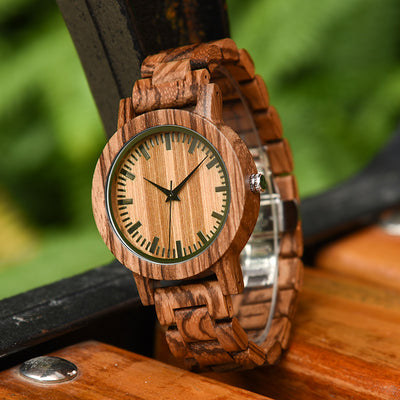 Reloj de Madera Preciosa