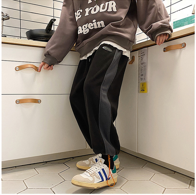 Pantalones Casuales de Terciopelo Cálido con Tirantes Acolchados - Image 6