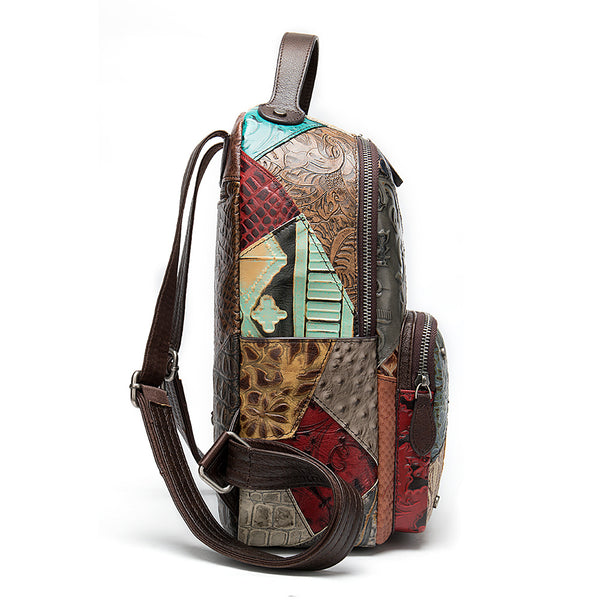 Mochila para Mujer con Costuras de Tendencia