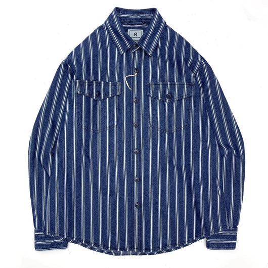 Camisa Denim Retro Japonesa de Algodón para Hombre - Image 4