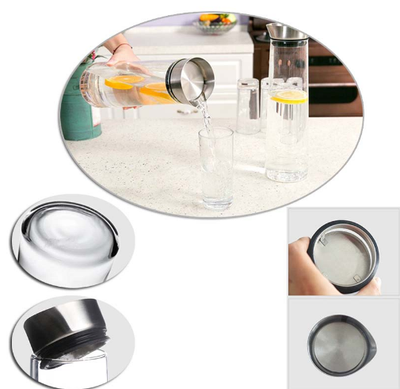 Jarra de Vidrio Grueso para Agua Fría - Botella Térmica de Gran Capacidad - Image 5