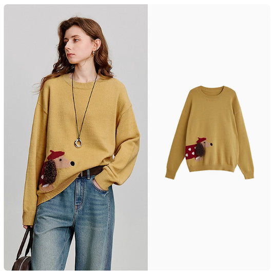 Suéter para Mujer Estilo Cuento de Hadas con Perro Salchicha - Image 14