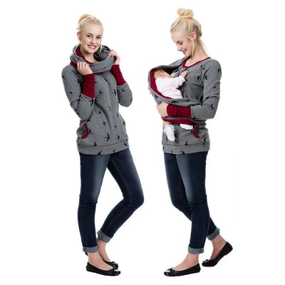 Sudadera con Capucha para Lactancia Materna - Manga Larga Mujer - Image 17