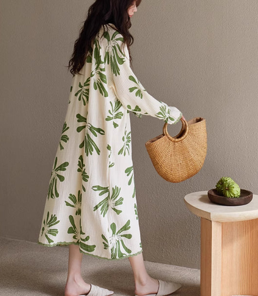Pijamas de Gasa de Algodón para Primavera y Verano - Image 4