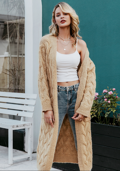 Cardigan de Punto Grueso