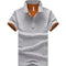 Polo Casual con Cuello Mao para Hombre