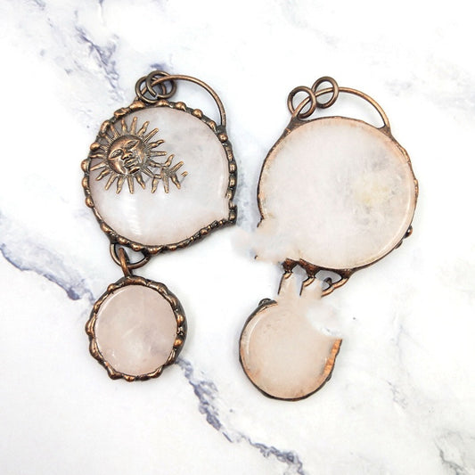 Colgante Medieval de Cristal Vintage