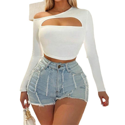 Blusa Sexy Hombros Descubiertos - Top Versátil y Moderno - Image 5