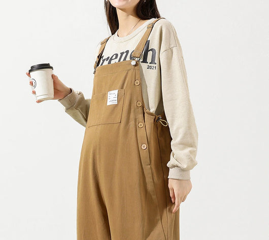 Pantalones Maternales Holgados Talla Grande para Exterior - Image 27