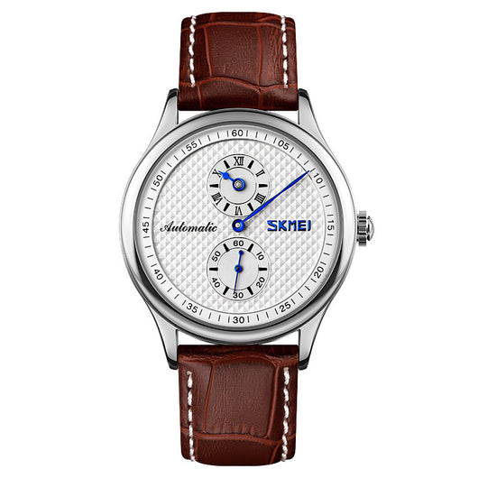 Reloj Empresarial Esqueleto Blanco con Segundero Independiente - Image 16