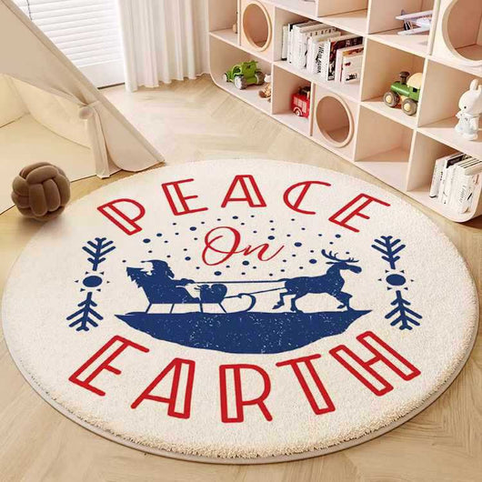 Alfombra Redonda Suave para Habitación Infantil y Sala de Estar - Image 8