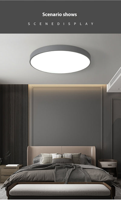 Lámpara de Techo LED Redonda Minimalista para Sala de Estar - Image 49