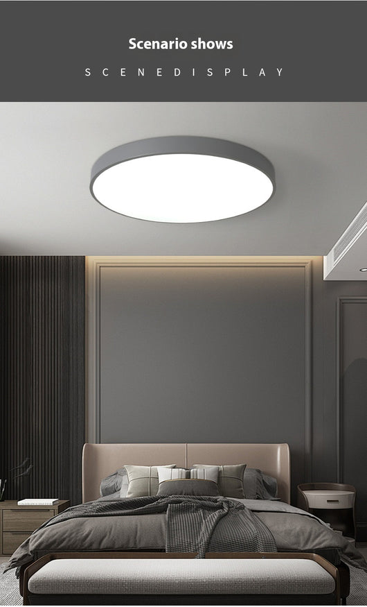Lámpara de Techo LED Redonda Minimalista para Sala de Estar - Image 49