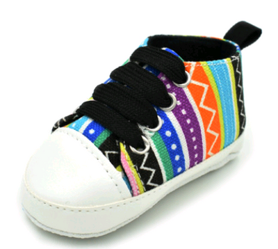 Zapatos Suave Arcoíris para Bebé - Suela Flexible - Image 7