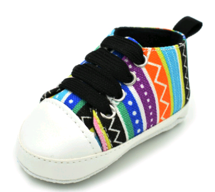 Zapatos Suave Arcoíris para Bebé - Suela Flexible - Image 7