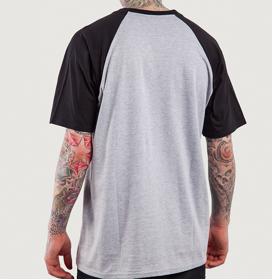 Camiseta Básica para Hombre con Contraste de Mangas Abullonadas - Image 4