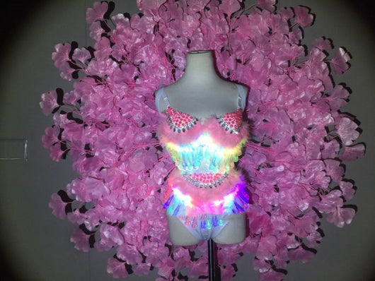 Traje de Presentación con Alas Luminiscentes LED - Image 5