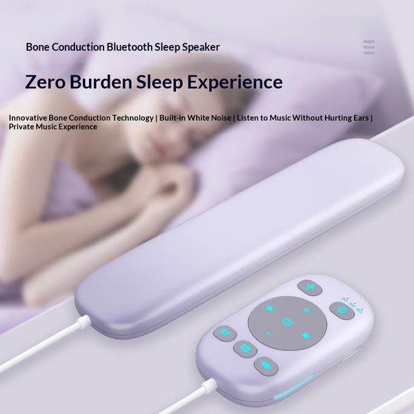 Altavoz Bluetooth de Conducción Ósea Integrado en Almohada para Dormir
