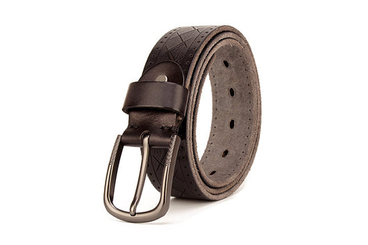 Cinturón de Cuero para Hombre con Hebilla de Pasador - Image 12