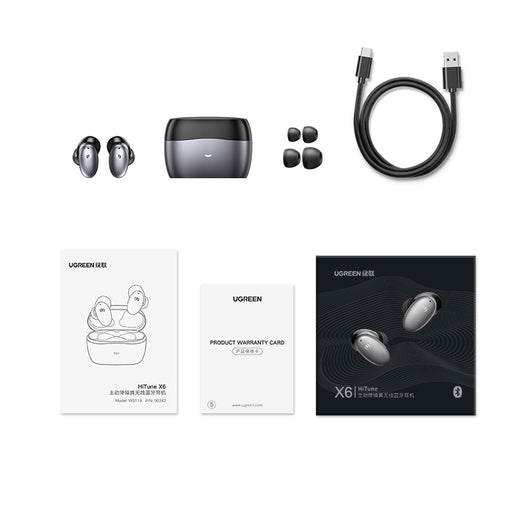 Auriculares Bluetooth HiTuneX6 con Cancelación Activa de Ruido - Image 8